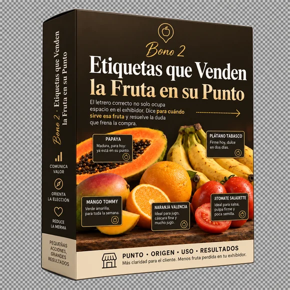 Bono 2: Etiquetas que Venden la Fruta en su Punto
