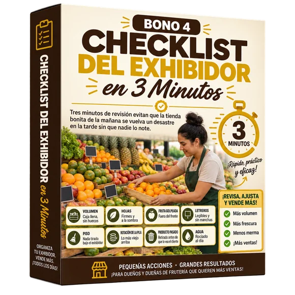 Bono 4: Checklist del Exhibidor en 3 Minutos